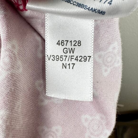 Lands' End Dress Fit & Flare Surplice Neck Sleeveless Azalea Pink PXL 16P - Picture 10 of 11